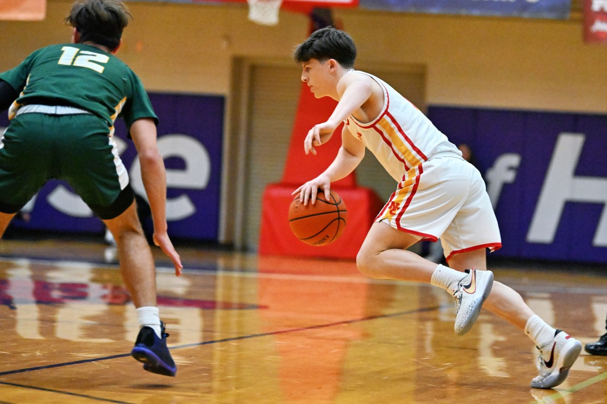a Putnam North Eugene 5A Oregon boys basketball quarterfinal 2024 Leon Neuschwander 3
